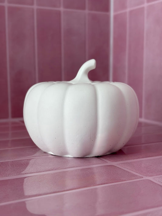 The Stone Pumpkin Candle Holder